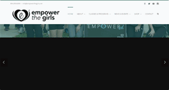 Desktop Screenshot of empowerthegirls.net